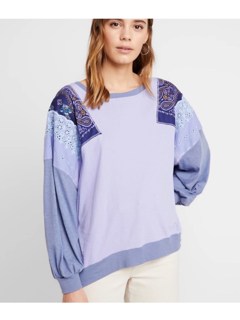 Free People We The Free 'Feelin It' long-sleeve tee shirt top blouse